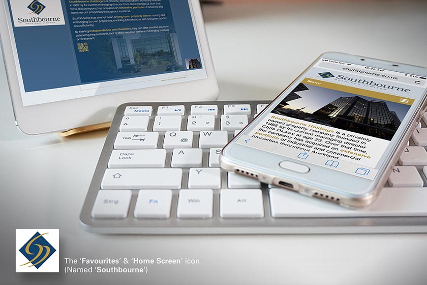 Southbourne Holding branding and website